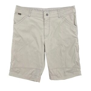 Kuhl Renegade Mens Khaki Cargo Hiking Shorts Size 38 Tan Technical Outdoor Trail